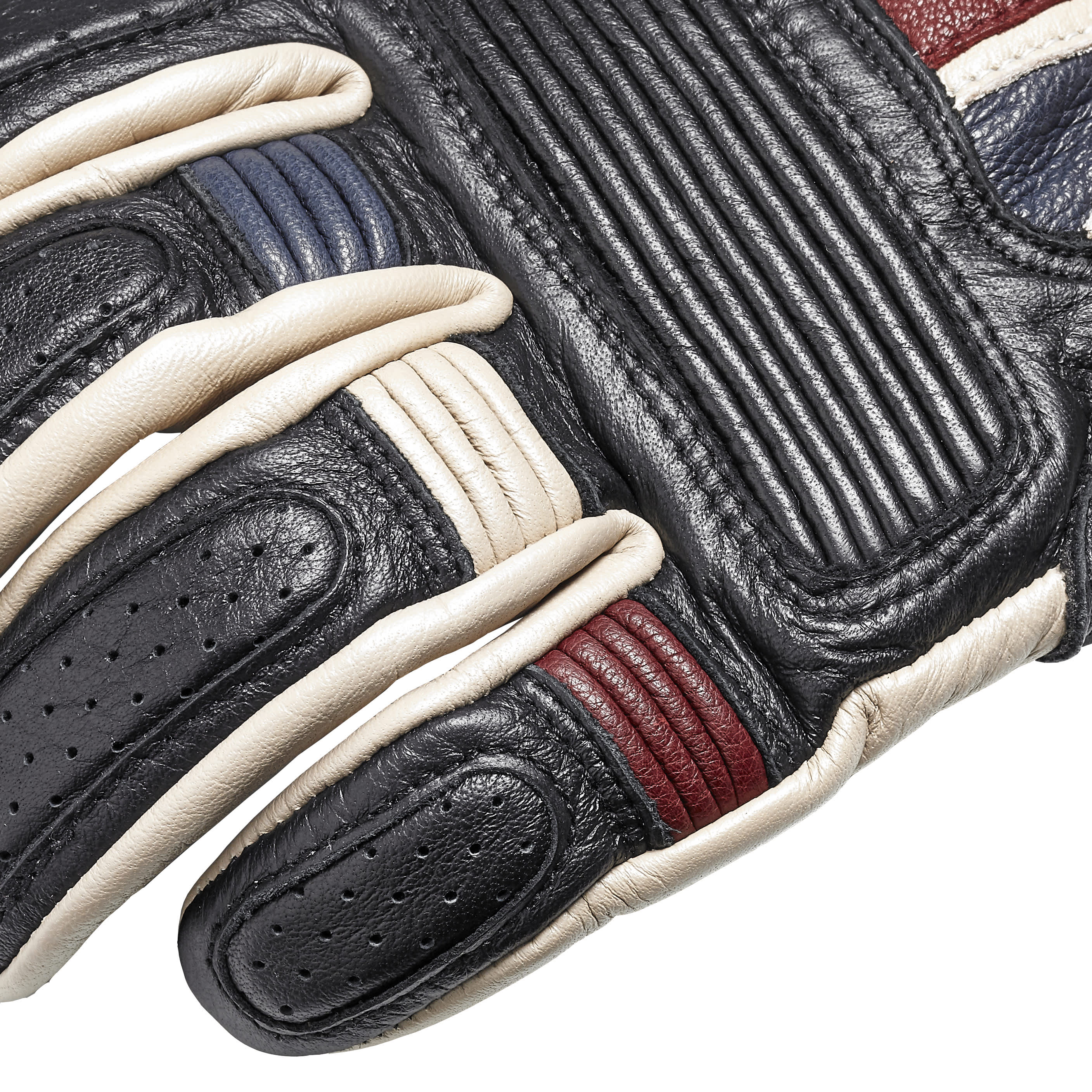Spada Wyatt CE Leder-Motorradhandschuhe – Aus Ziegenleder, Wildleder-Innenhand, Knöchelschutz, Klettverschluss, Farbe Oxblood